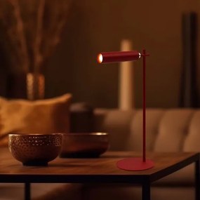 LED Dimmelhető mágneses asztali lámpa LED/3W/5V 4000K 1500 mAh piros