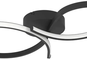 Eglo 901266 - LED Mennyezeti lámpa SERPINS LED/21W/230V 3000K fekete