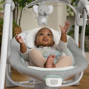 Ingenuity SWELL 2v1 gyerek vibrációs hinta dallammal 4xD + 1xC