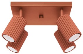 Téglavörös spotlámpa 25x25 cm Gleam – Sollux