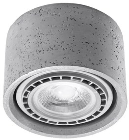 SOLLUX SL-0881 BASIC Hengeres Mennyezeti Lámpa Szürke GU10 IP20