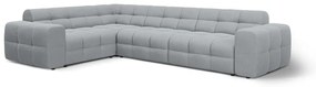 Szürke sarokkanapé (bal oldali-L alakú) Kendal – Micadoni