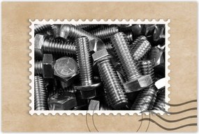 Poszterek 90x60 Csavarok Fém