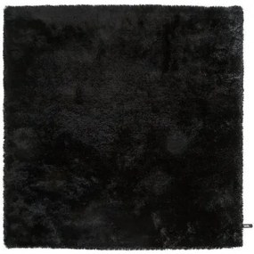 Shaggy szőnyeg Whisper Black 150x150 cm