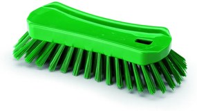 Igeax élelmiszeripari ergonómikus kézi súroló kefe zöld 0,5mm közepes sörtével