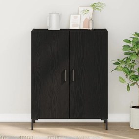 Fekete Tölgy Válaszfal 69,5x34x90 cm Épített Fa