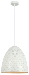 ITALUX PND-43445-1L-WH LEILANI Egyágú Függesztett Lámpa Fém E27 IP20