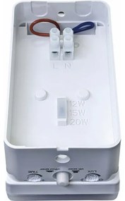 LED kültéri fali lámpatest mozgás- és alkonyérzékelővel LED/20W/230V IP65