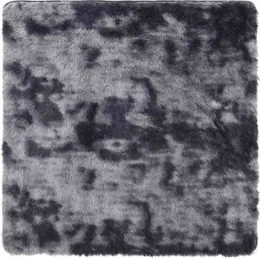 vidaXL sötétszürke hosszú szálú NAVARRA bozontos szőnyeg 240x240 cm