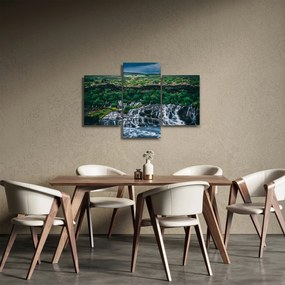 Vízesések képe a természetben (90x60 cm)