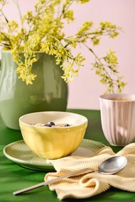 Sárga kerámia müzlis tál MYNTE LEMONADE