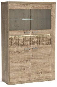 Vitrin Nature 05 (LED világítással) (ribbeck tölgy). 1057909