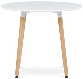 Étkezőasztal 90×90 cm, MDF, Fehér. DT-306 WT