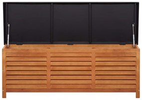 tömör eukaliptuszfa kerti tárolóláda 150 x 50 x 55 cm
