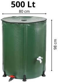 ASIST smart garden Összecsukható vízhordó 500L Array: M