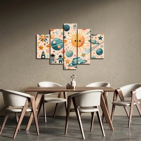 Kép - Darabok az űrből (150x105 cm)