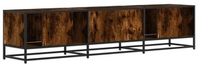 füstös tölgy színű szerelt fa TV-szekrény 180 x 35 x 41 cm