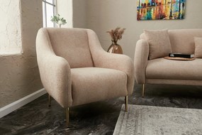 Fotel Simeon (bézs + arany). 1073296