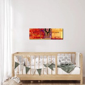 Kép - Afrikai istennő (órával) (90x30 cm)