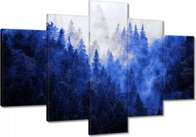 Vászonkép 120x80 Kék táj Hegyek