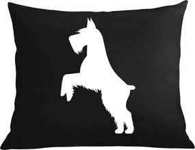 Párna+párnahuzat Kutya Terrier Ajándék