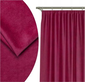 Függöny Kész Piros 140x160 Függöny Békák Velvet Sima 8251