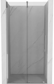 Mexen Velar, nyitható tolóajtó 110x200 cm, 8mm átlátszó üveg, króm profil, 871-110-000-01-01