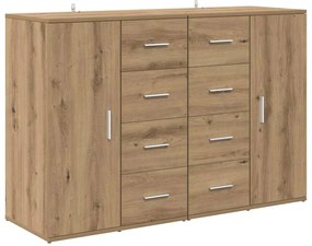 Oldalszekrények Corona 2 pcs Artisan tölgy 59 x 39 x 80 cm