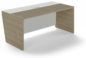 Trevix asztal 180 x 90 cm, homoki tölgy / fehér
