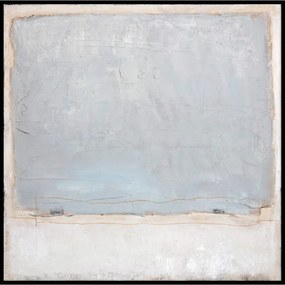 Kézzel festett kép 100x100 cm Blue Inside – Malerifabrikken