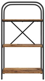 Könyvespolc Régi fa 60 x 30 x 109 cm Faanyag
