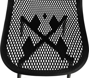 Étkező szék, fekete, TEGRA TYP 2