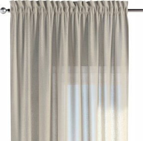 Csatornafüggöny frufruval 1 db 140x260cm bézs