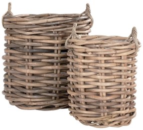 Burton kosarak, kubu rattan, natúr 2db