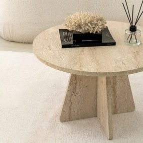 Mushroom Travertine konferenciaasztal