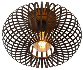 Lucide 78174/40/30 - Mennyezeti lámpa MANUELA 1xE27/60W/230V átm. 39,5 cm fekete