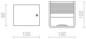 RED - Design Rendl - R12598 - LED Fali lámpa ONYX LED/5W/230V fehér
