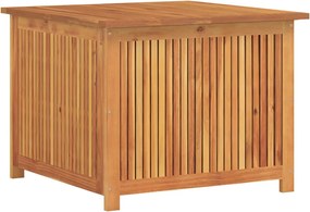 vidaXL tömör akácfa kerti tárolóláda 75x75x58 cm