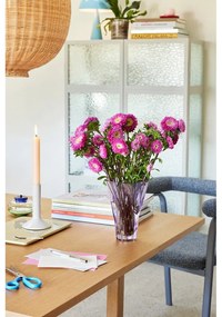 Lila üveg kézzel készített váza (magasság 18 cm) Bloom – Hübsch