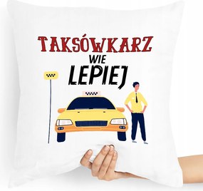 Ajándék Párna A Taxisofőrnek, Aki Jobban Tudja, fényképes nyomattal