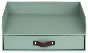 Zöld karton fiókos-dokumentumokhoz rendszerező Walter Canvas Paper Laminate – Bigso