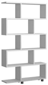 Könyvespolc ELIF 156x90 cm fehér