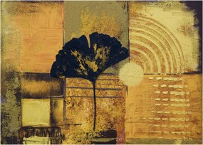 Kép - Ginkgo levél (üvegen) (70x50 cm)