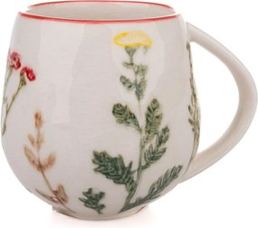 Fehér porcelán bögre 240 ml Flower Garden – Dakls