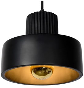 Lucide 20419/20/30 - Csillár zsinóron OPHELIA 1xE27/40W/230V á. 20 cm fekete