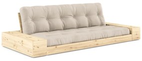 Bézs kinyitható kanapé 244 cm Base – Karup Design