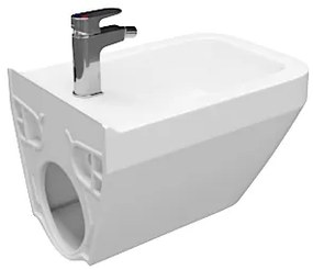 Cersanit Crea WC bidé függő négyzet, fehér, K114-010