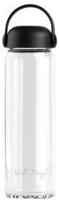 Fekete üveg ivópalack 540 ml Fuori – Vialli Design