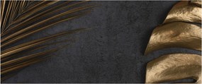 Kép arany levelekkel (120x50 cm)