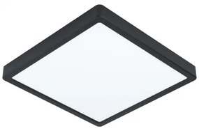 LED panel , 20W , falon kívüli , négyzet , meleg fehér , fekete keret , EGLO , FUEVA 5 , 99245
